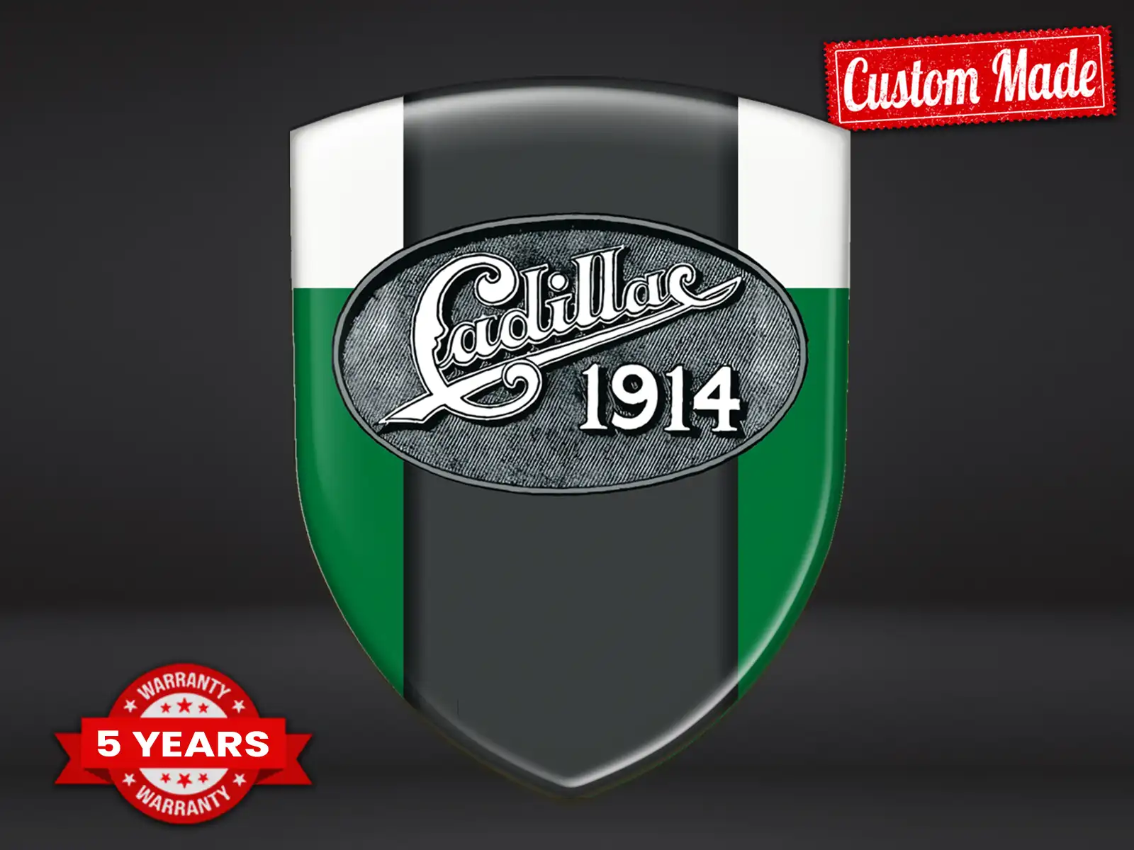Cadillac Harzaufkleber Custom Design Edle Dome Labels ST